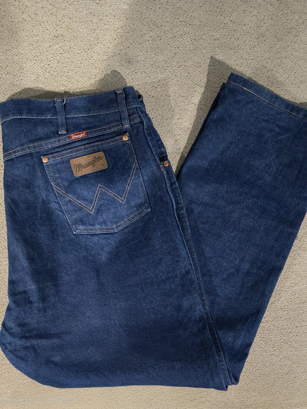 Wrangler Relaxed Cowboy Cut Dark Blue Men's Jeans